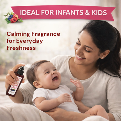 Mixed Berry Baby Perfume, Mild Scent for Daily Freshness