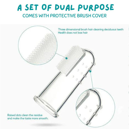 Fluoride-Free Liquid Toothpaste & Finger toothbrush